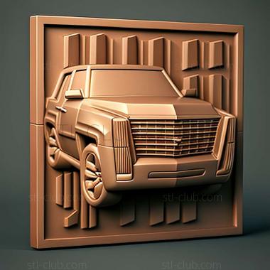 3D model Cadillac Escalade (STL)